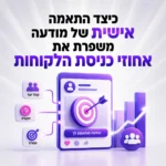 כיצד התאמה אישית של מודעה משפרת את אחוזי כניסת הלקוחות?
