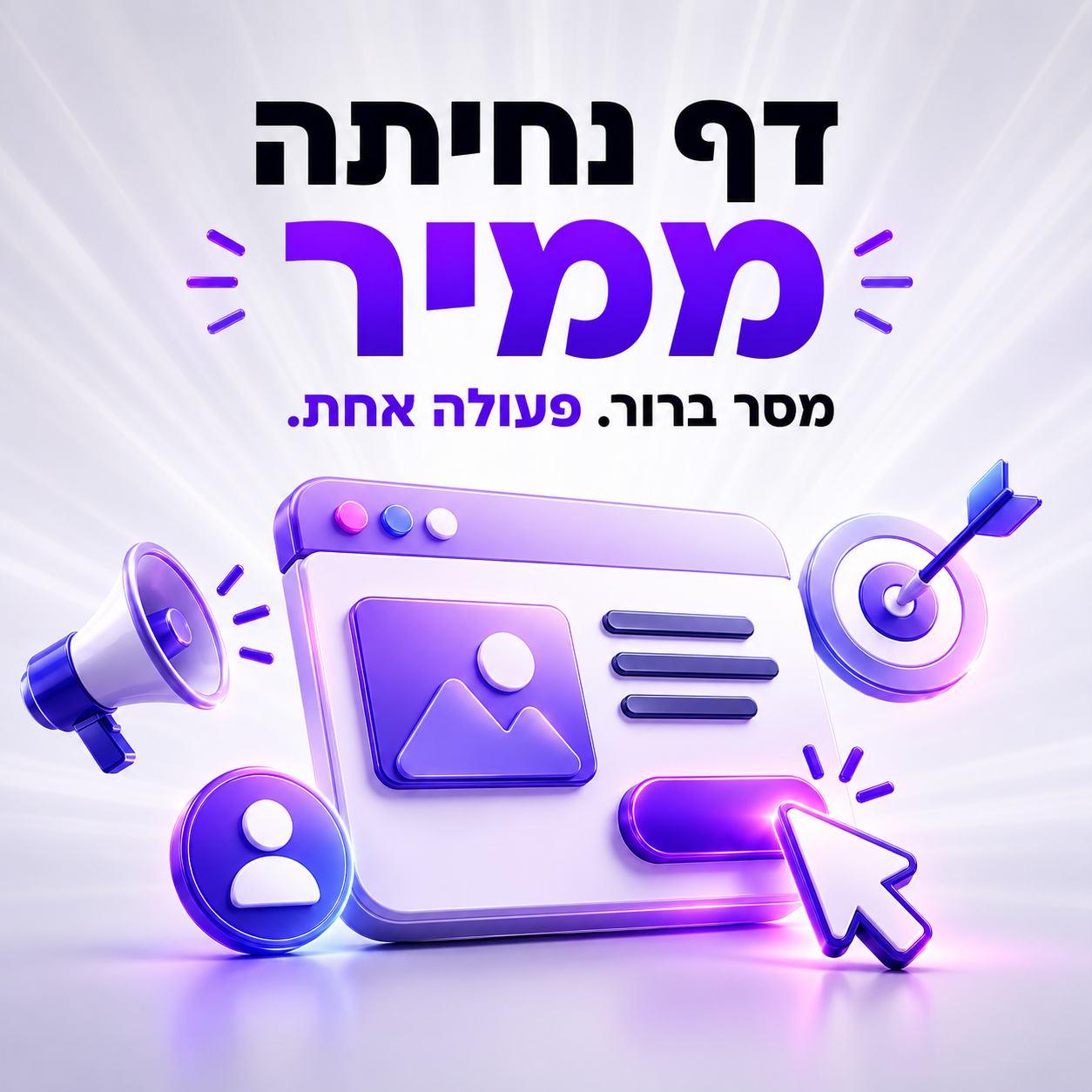 איך ליצור דף נחיתה ממיר שמביא פניות איכותיות ולא רק קליקים