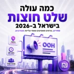 כמה עולה שלט חוצות בישראל ב-2026